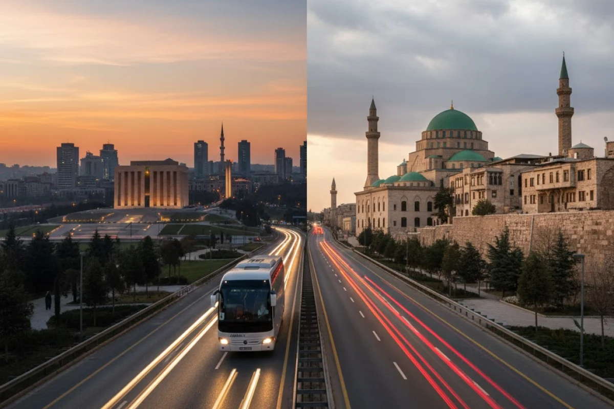 Ankara - Konya Otobüs Bileti: En Uygun Seferler